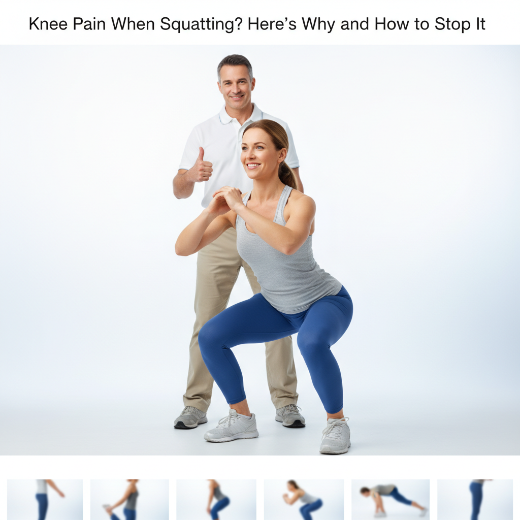 Knee Pain When Squatting? Here’s Why and How to Stop It